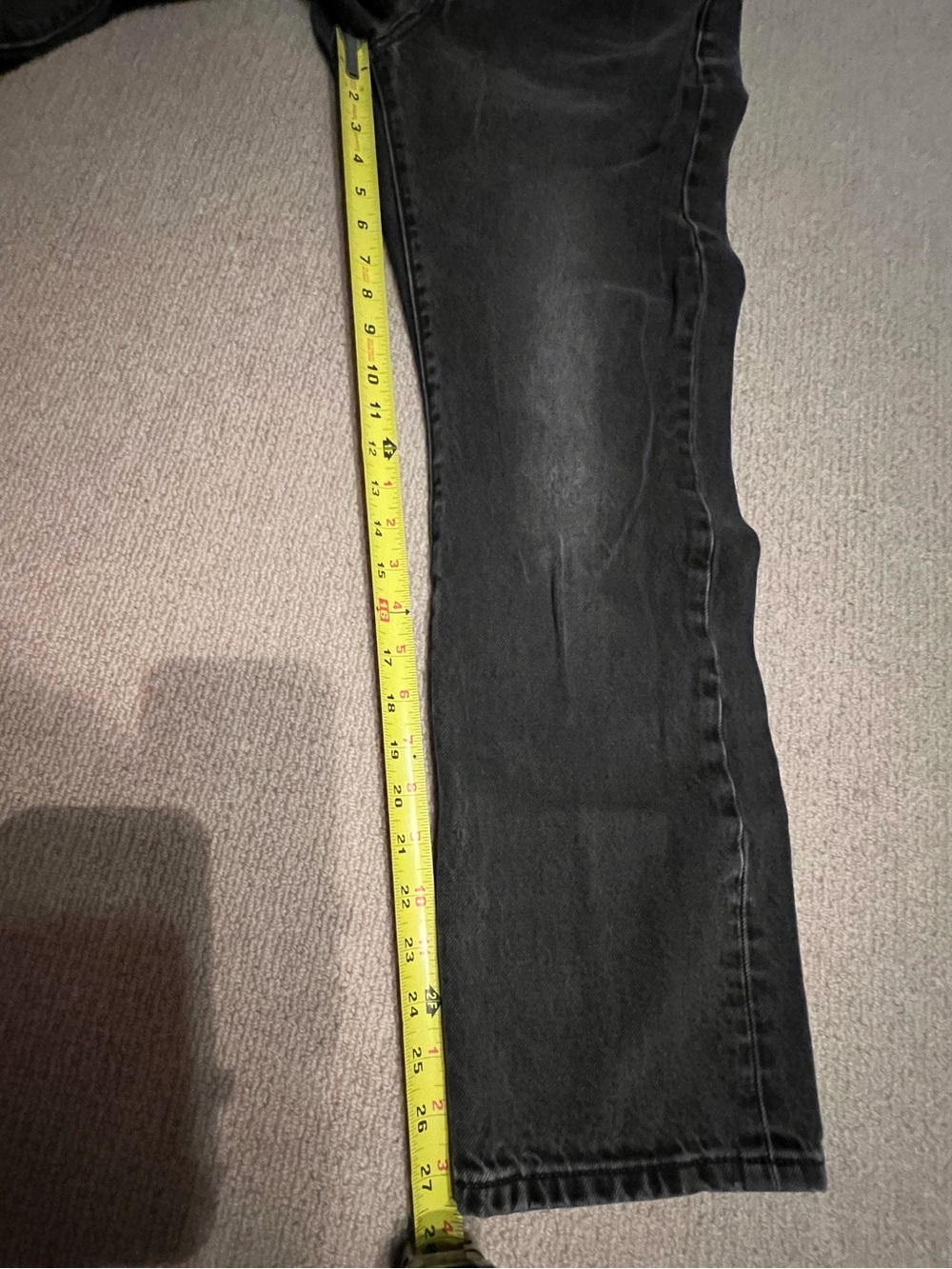🖤Levi’s Black 501 100% Cotton Premium Water<Less Button Fly Jeans W27 L28 - Picture 10 of 10